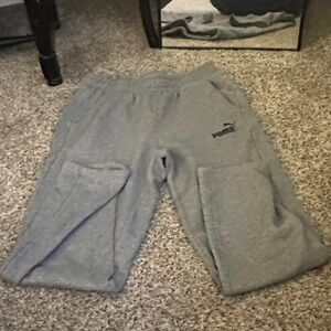 Puma Kids Light Gray Joggers